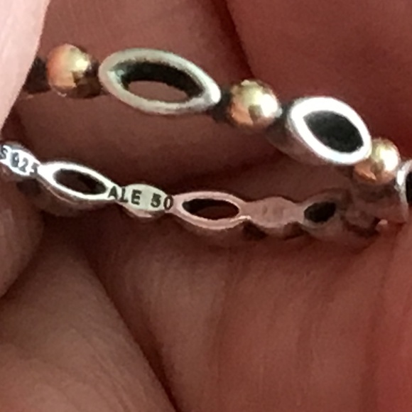 Pandora Gold and Silver Ring - Picture 2 of 6